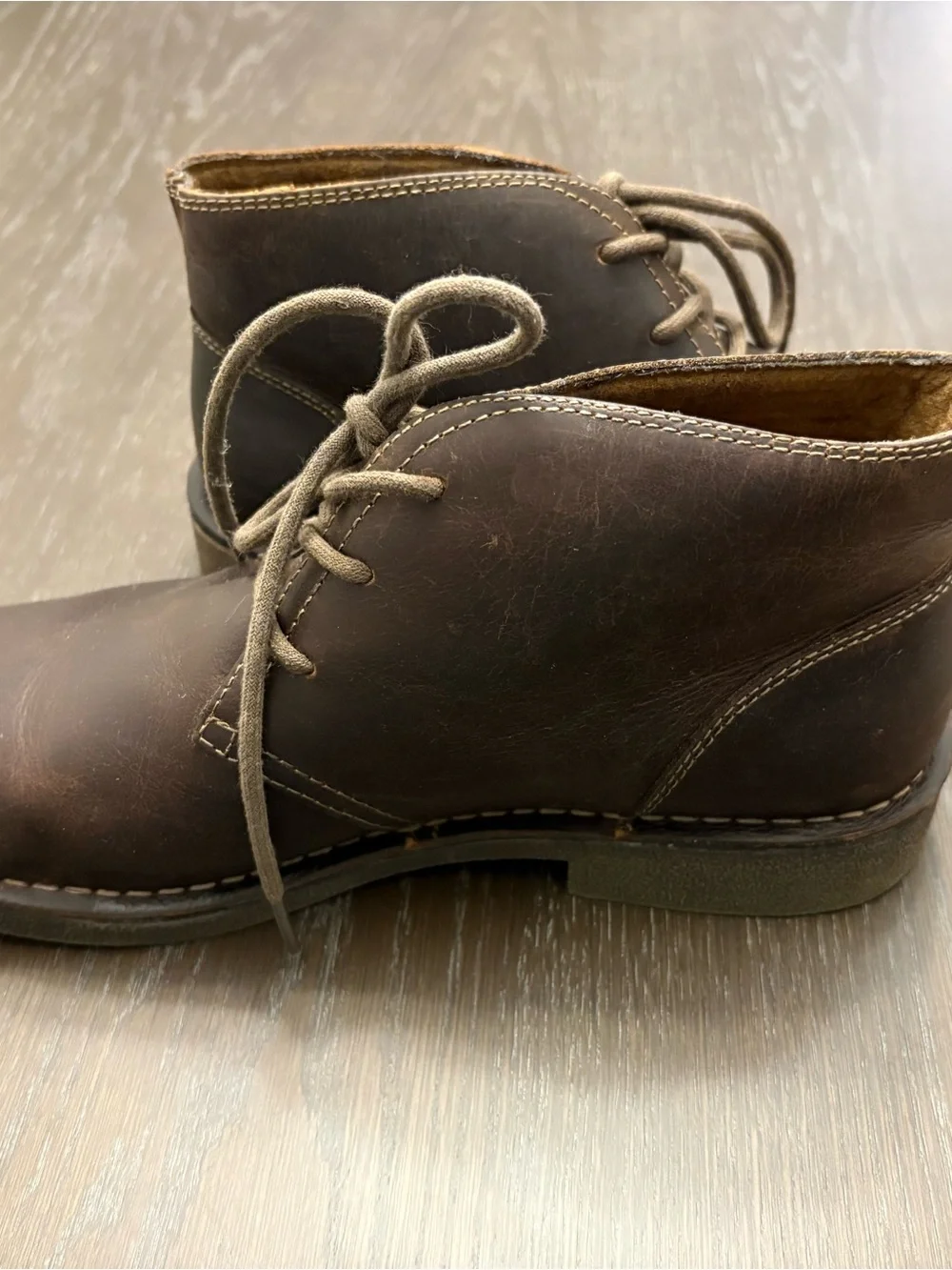 Dockers Tussock Men’s Brown Leather Chukka Boots Size 10